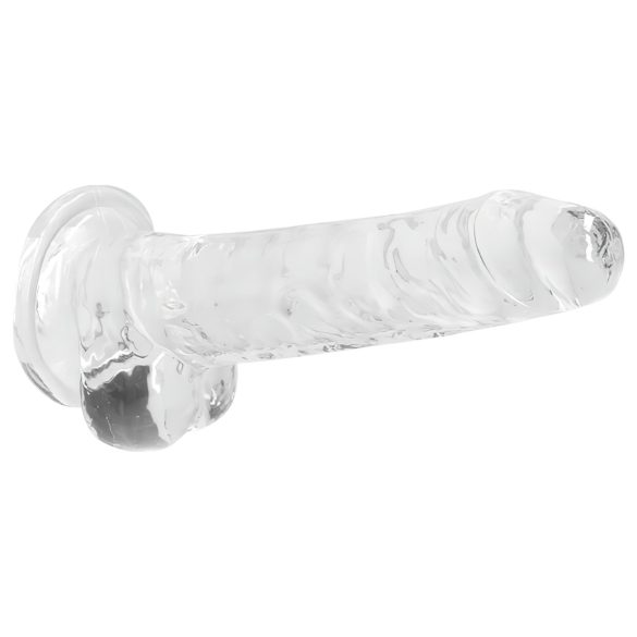 RealRock - caurspīdīgs reālistisks dildo 17cm