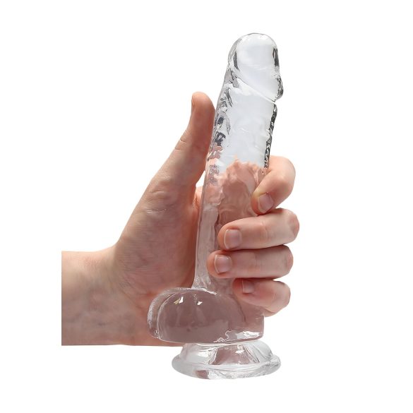 RealRock - caurspīdīgs reālistisks dildo 17cm