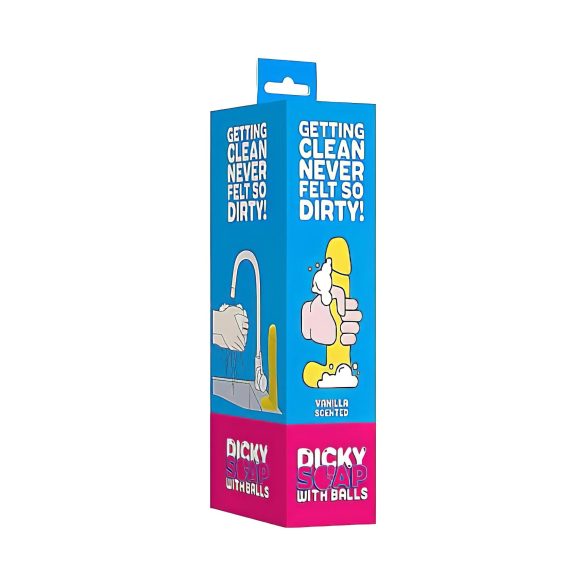 Dicky - vīriešu formas ziepes ar sēkliniekiem vaniļas aromāts 210g