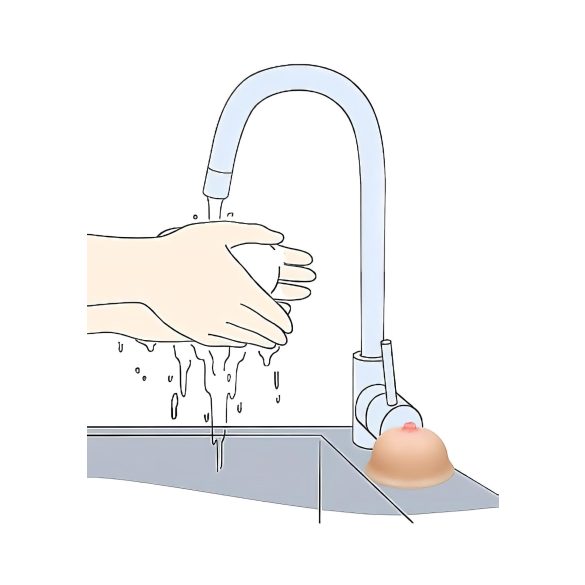 Titty - krūšu formas ziepes dabīgas 95g