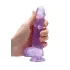 RealRock - caurspīdīgs reālistiskais dildo 15 cm violets