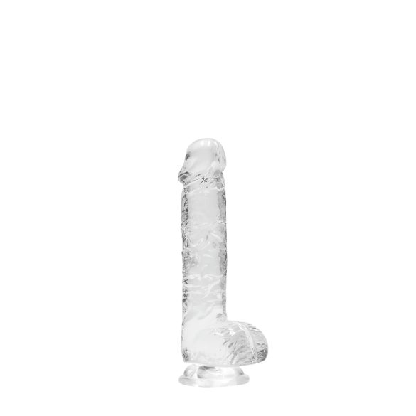 RealRock - caurspīdīgs realistisks dildo 15cm