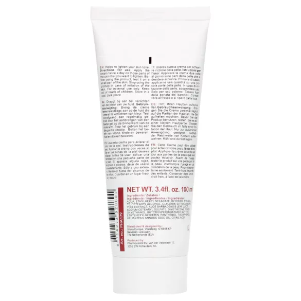 Pharmquests Gene White - ādas balināšanas krēms 100ml