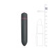 Easytoys Bullet - ūdensizturīgs vibrators (melns)