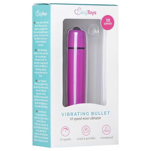 Easytoys miniatūrs vibrators ūdensizturīgs violets