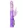 Easytoys Butterfly - rotējošs vibrators ar stumjošu funkciju, violets