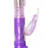 Easytoys Butterfly - rotējošs vibrators ar stumjošu funkciju, violets