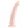 Easytoys - piesūcekņa 100% silikona dildo (21cm) - dabīga krāsa