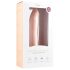 Easytoys - piesūcekņa 100% silikona dildo (21cm) - dabīga krāsa