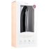 Easytoys - melna piesūcekņa silikona dildo (21cm)