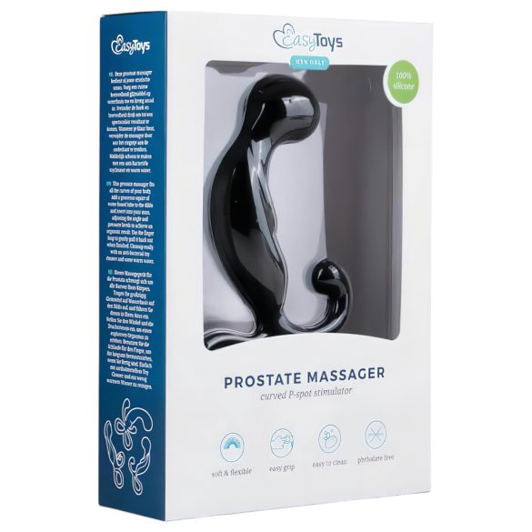 EasyToys prostatas masieris prostatas dildo melns