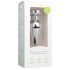 Easytoys anālais metāla plug ar rozā akmeni sudraba 3,5 cm