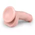 Easytoys - dildo ar piesūcekni un sēkliniekiem 15 cm naturāls