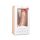 Easytoys - piesūceknis, sēklinieku dildo (20 cm) - dabīgs