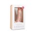 Easytoys - piesūcekņa dildo ar sēklaiņiem (20cm) - naturāls