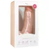 Easytoys - dildo ar piesūcekni un sēkliniekiem 20 cm naturāls