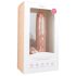 Easytoys - piesūcekņa liels dildo (26,5 cm) - naturāls