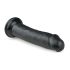 Easytoys – melns, dzīvesveidam atbilstošs piesūceknis dildo (20,5 cm)