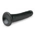 Easytoys – melns, dzīvesveidam atbilstošs piesūceknis dildo (20,5 cm)
