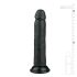 Easytoys - piesūceknis reālistisks dildo (20,5 cm) - melns