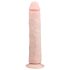 Easytoys - piesūcekņa liels dildo (28,5 cm) - dabīgs