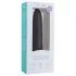 Easytoys Power Vibe - vibrators ar vītņveida silikona stieni melns