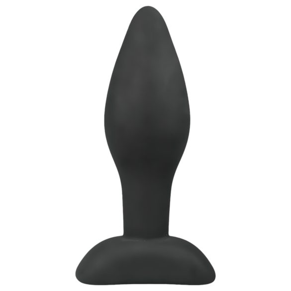 Easytoys - silikona anālais aizbāznis - mazs (melns)