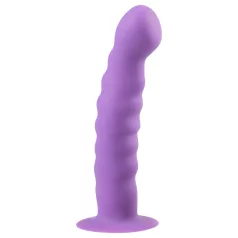 Easytoys - viļņains dildo ar piesūcekni violets