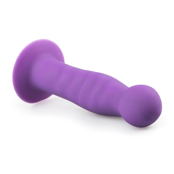 Easytoys - viļņains dildo ar piesūcekni violets