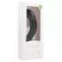 EasyToys anālais dildo izliekts silikona melns