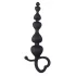 EasyToys - anālais dildo ar bumbiņām melns