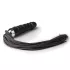Easytoys floggers — pletne un silikona dildo 2 vienā, melns
