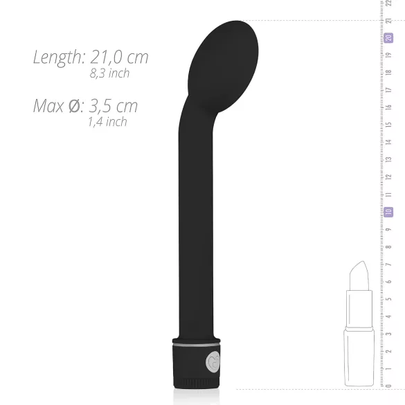 Easytoys G-punkta vibrators slaids melns