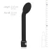 Easytoys G-punkta vibrators slaids melns