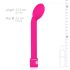 Easytoys Slim - G-punkta vibrators (rozā)