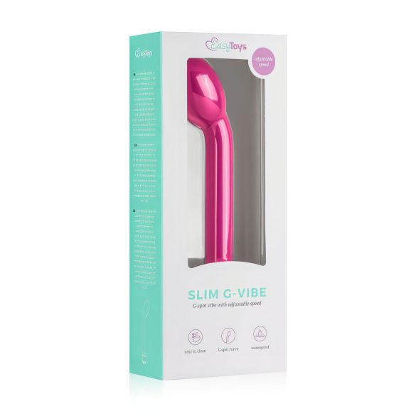 Easytoys Slim - G-punkta vibrators (rozā)
