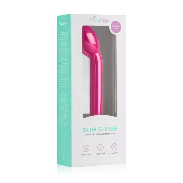 Easytoys G-punkta vibrators slaids rozā