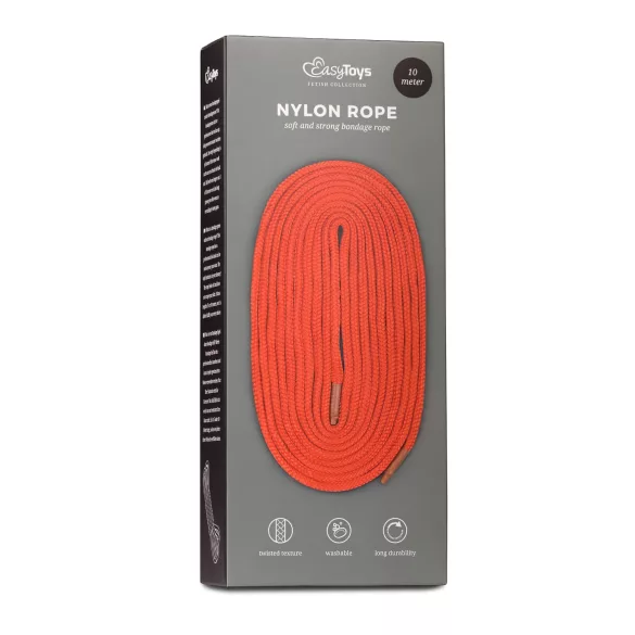 Easytoys Rope - verdzības virve (10 m, sarkana)