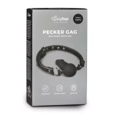 Easytoys - mutes aizbāznis ar dildo iekšpusē melns