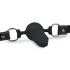 EasyToys - mutes aizbāznis ar iekšējo dildo (melns)