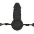 Easytoys - mutes aizbāznis ar dildo iekšpusē melns