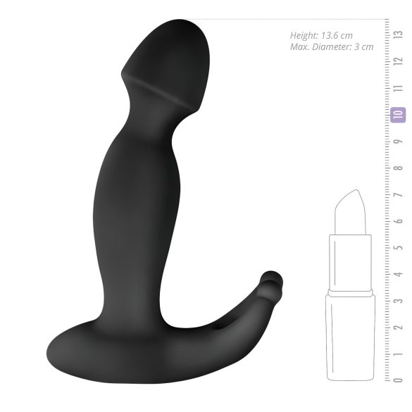 Easytoys Pounding Pete - prostatas vibrators ar vibrāciju melns