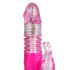 Easytoys Bunny - vibrators ar stumšanas funkciju rozā