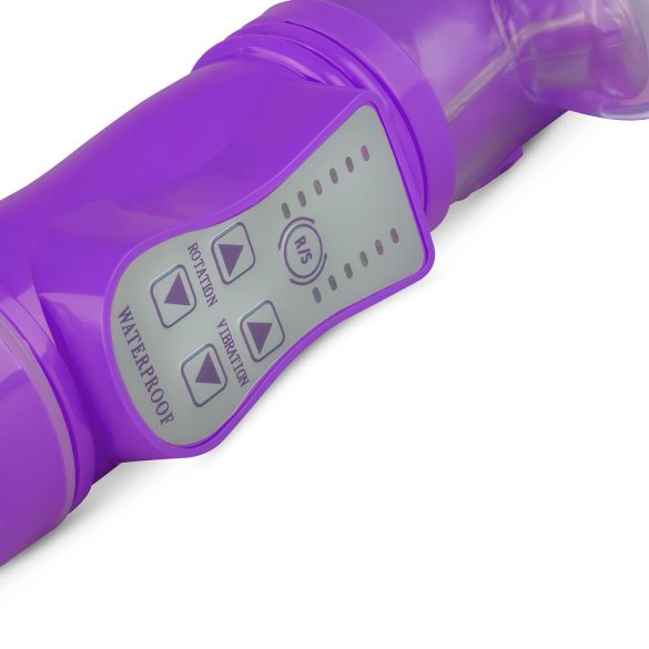 Easytoys Bunny - grūstošs-rotējošs vibrators (violets)