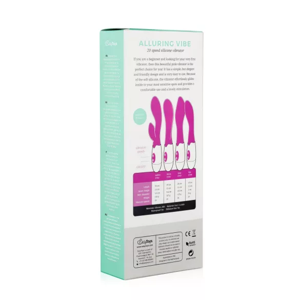 Easytoys G-punkta vibrators ūdensizturīgs rozā