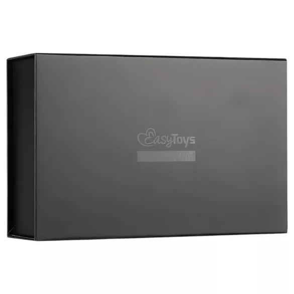 Easytoys - fetiša kaklasiksna ar pavadu melna