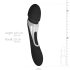 Sway No.1 masāžas vibrators 2in1 uzlādējams melns