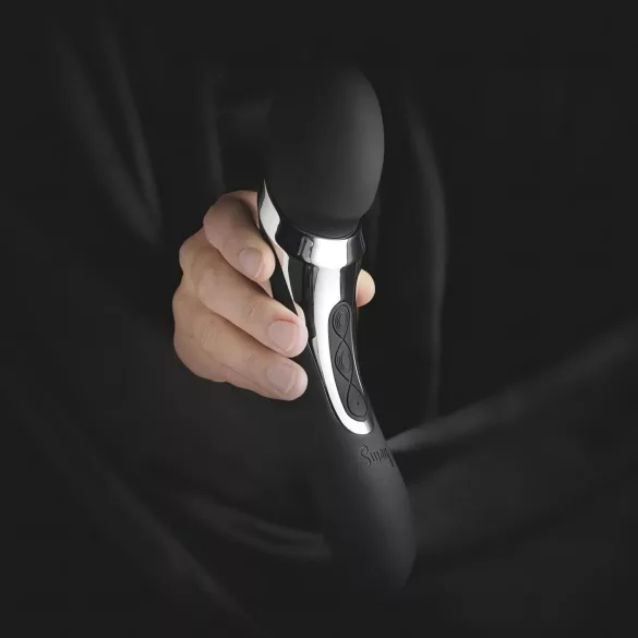 Sway No.1 masāžas vibrators 2in1 uzlādējams melns