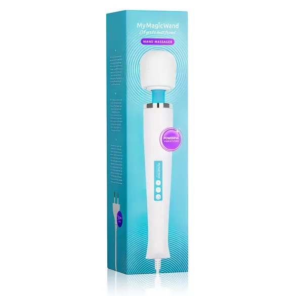MyMagicWand - masāžas vibrators spēcīgs balts-zils