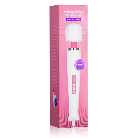 MyMagicWand - masāžas vibrators jaudīgs balts/rozā